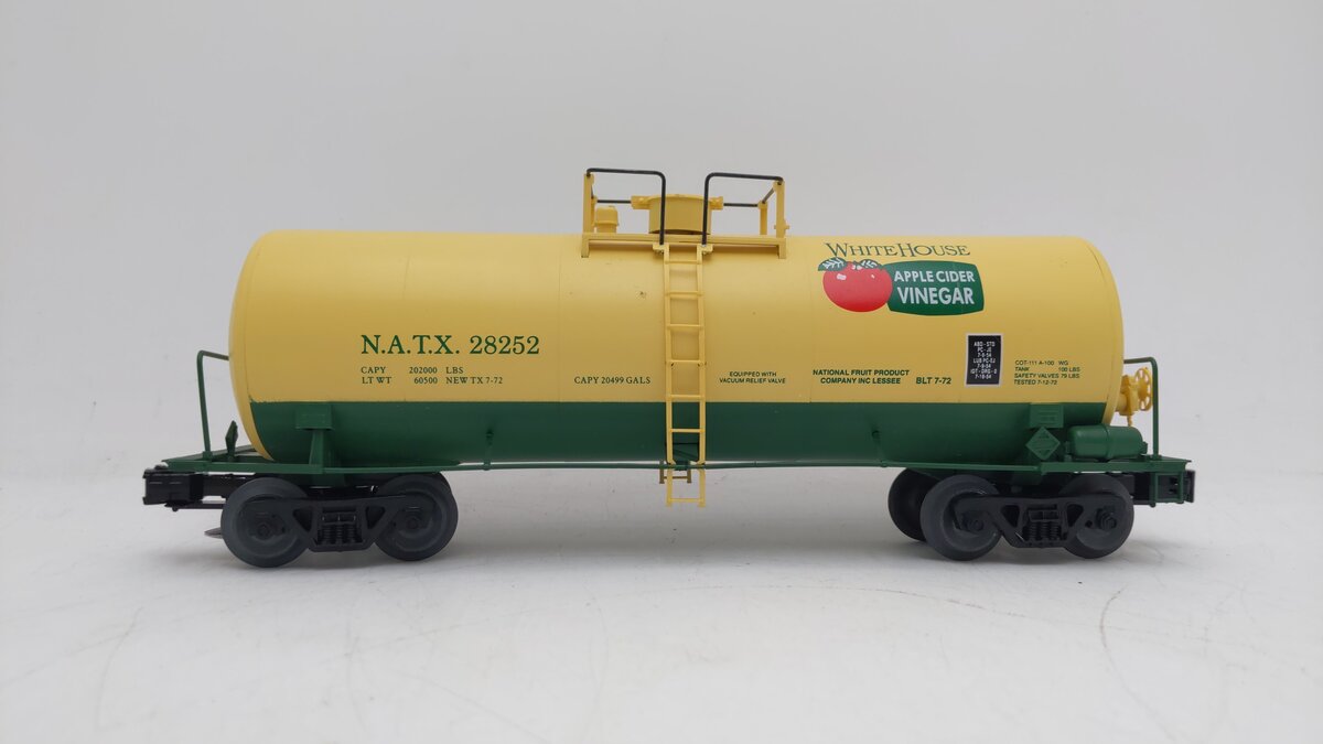 Weaver U1311 Whitehouse Apple Cider Vinegar Tank #28252 (3-Rail) LN/Box