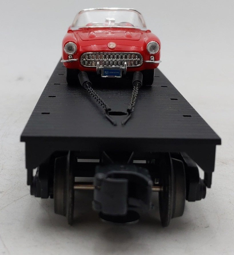 Industrial Rail 7001 O Gauge Norfolk & Western Flatcar w/ Car EX/Box
