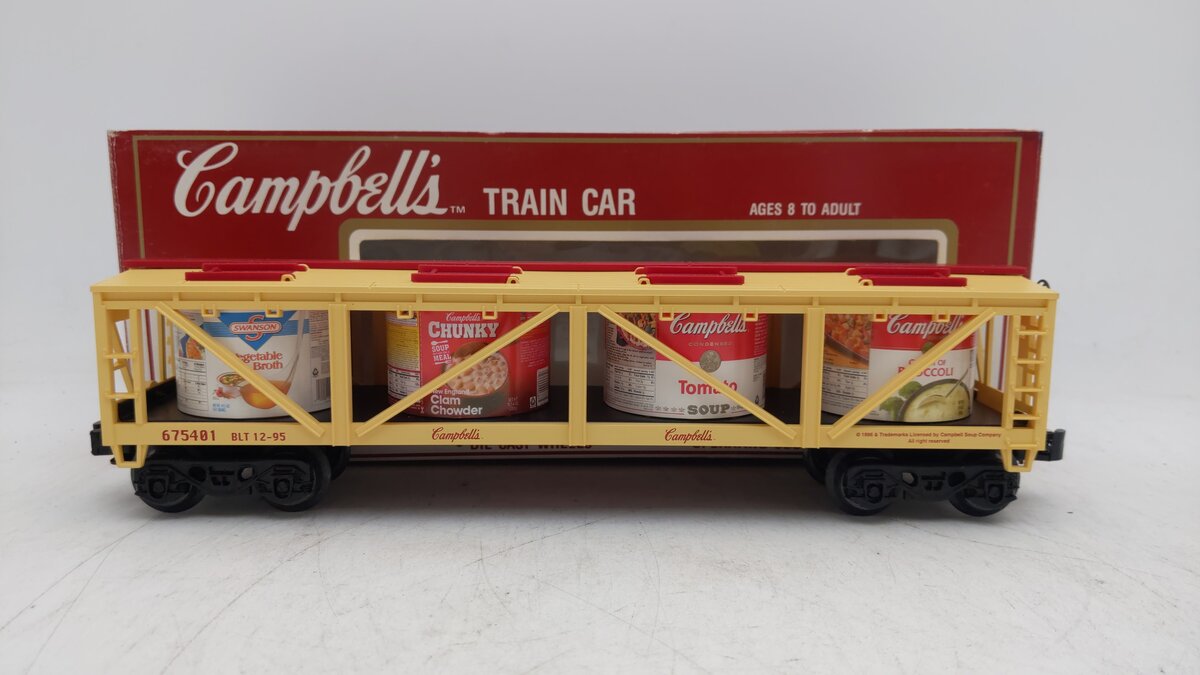 K-Line K675401 O Gauge Campbell's Soup Vat Car EX/Box