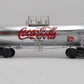 K-Line K6341-5101 O Gauge Coca Cola Extruded Aluminum Tank Car EX/Box