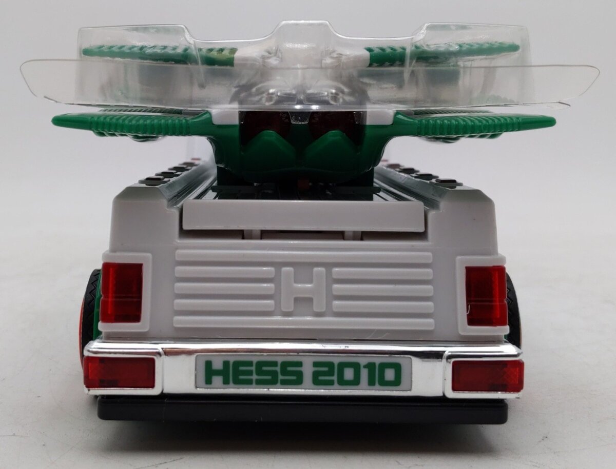 Hess 2010 Die Cast Toy Truck and Jet w/Real Lights & Launch Ramp EX/Box