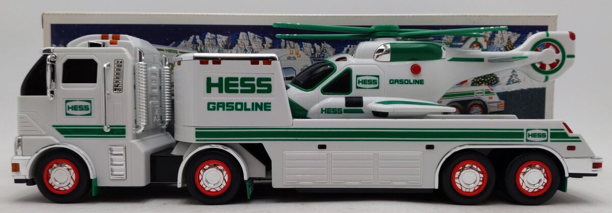 Hess 2006 Diecast Toy Truck & Helicopter w/Ramp EX/Box