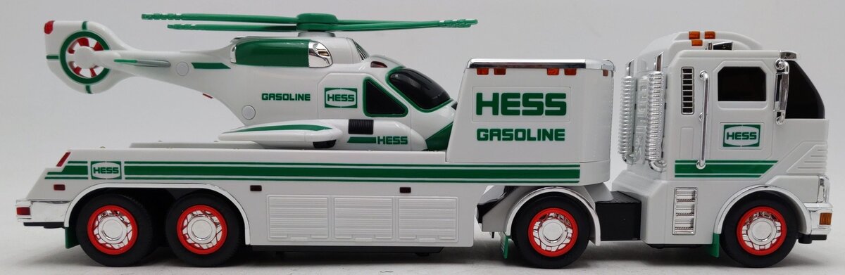 Hess 2006 Diecast Toy Truck & Helicopter w/Ramp EX/Box