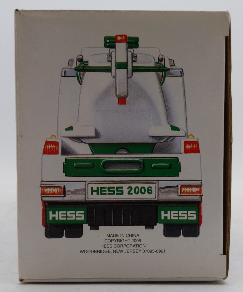 Hess 2006 Diecast Toy Truck & Helicopter w/Ramp EX/Box