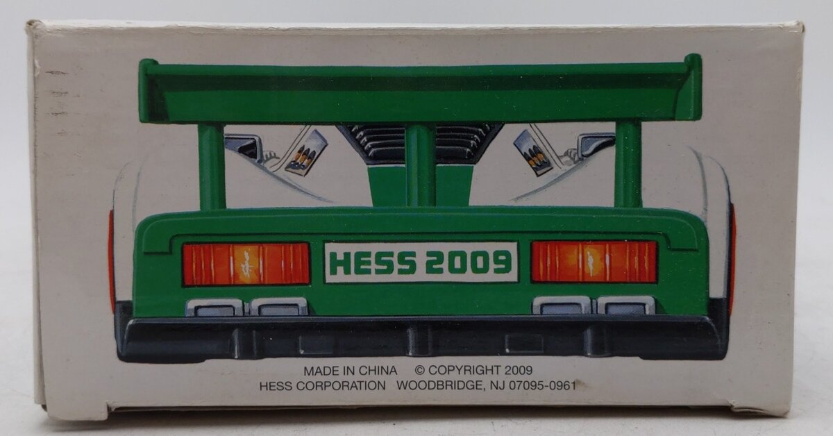 Hess 2009 Die Cast Race Car and Racer w/Pull Back Motor EX/Box