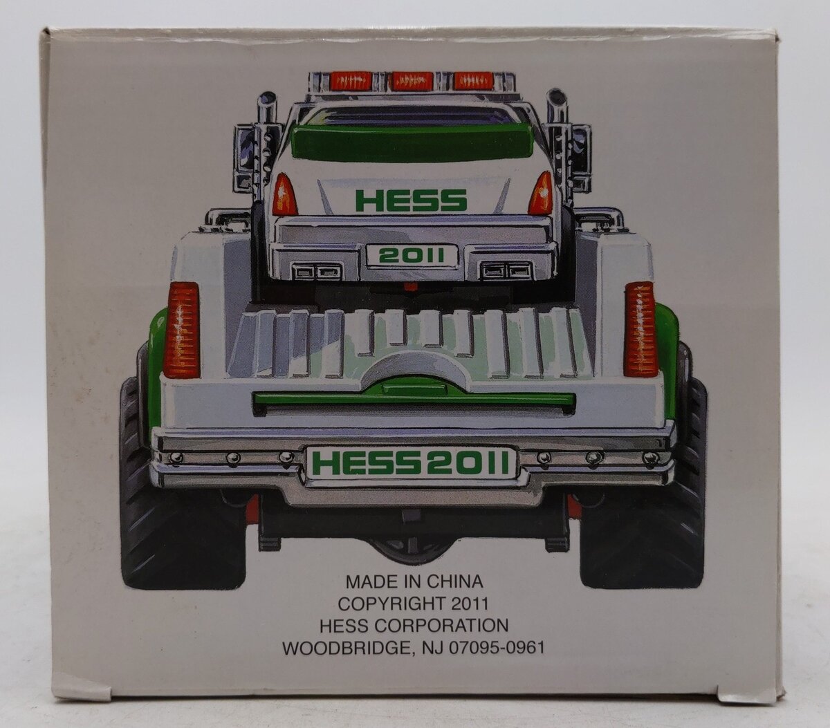 Hess 2011 Toy Truck & Race Car w/Real Lights & Sound EX/Box