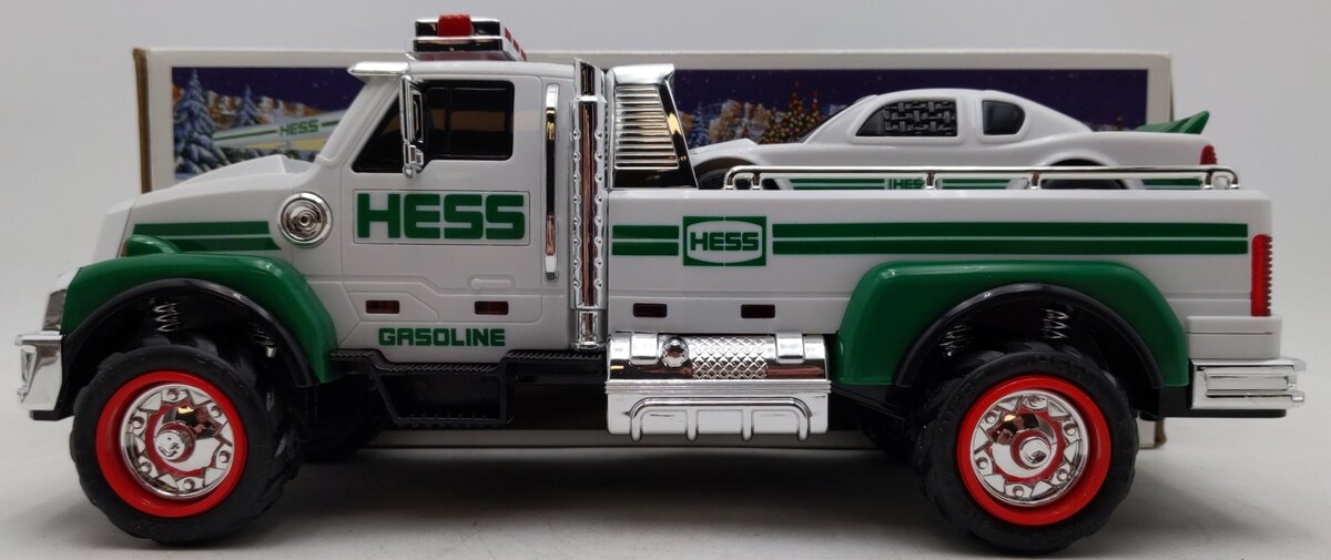 Hess 2011 Toy Truck & Race Car w/Real Lights & Sound EX/Box