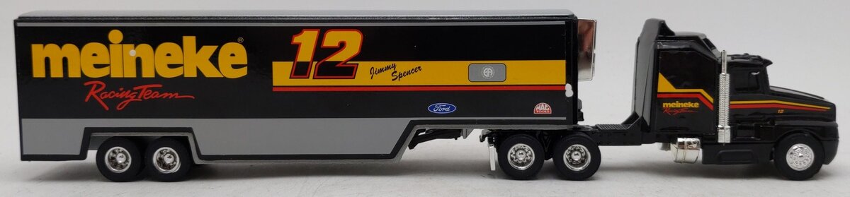 1993 Ertl Diecast Meineke Racing Transporter Stock No 3878 Jimmy Spencer Driver EX/Box