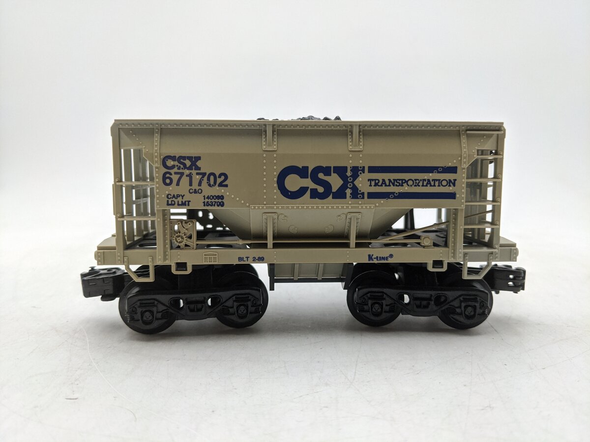 K-Line K-6717 O Gauge CSX Ore Car #671702 EX