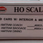 Model Power 8800 HO Amtrak Budd Coach Car EX/Box