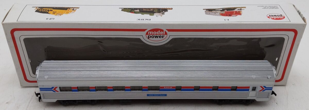 Model Power 8800 HO Amtrak Budd Coach Car EX/Box