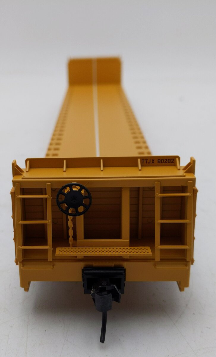 Atlas 2002673-1 O Scale TTX Short Bulkhead Flat Car #80282 (2-Rail) LN/Box