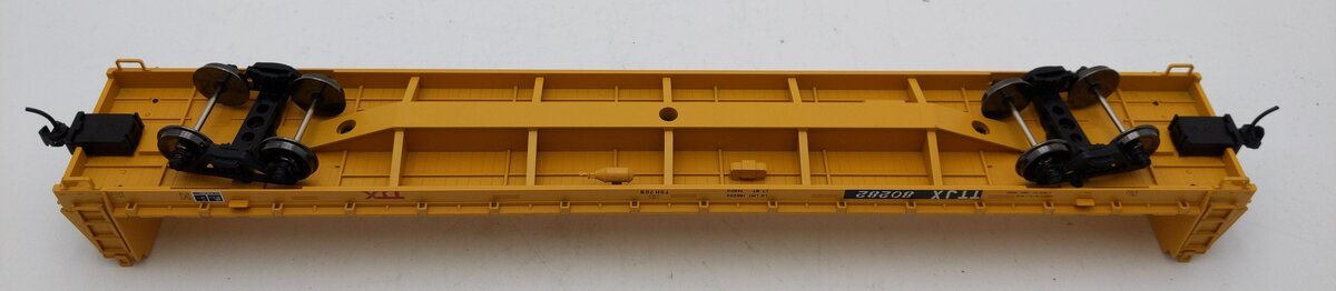 Atlas 2002673-1 O Scale TTX Short Bulkhead Flat Car #80282 (2-Rail) LN/Box