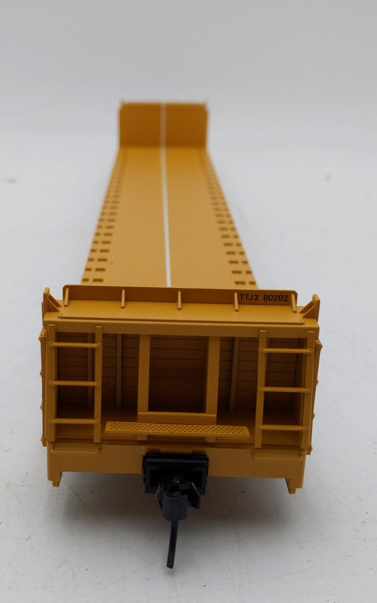 Atlas 2002673-1 O Scale TTX Short Bulkhead Flat Car #80282 (2-Rail) LN/Box