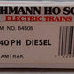 Bachmann 41-645-05 HO Scale Amtrak EMD F40PH Diesel Locomotive #350 EX/Box