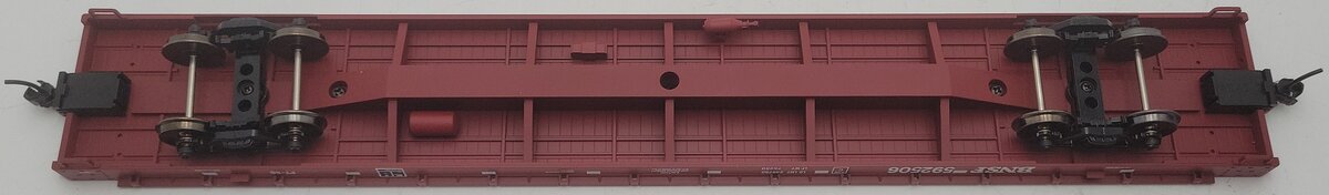 Atlas 2001766-1 O Scale BNSF 68` Flat Car #592506 (2-Rail) EX/Box