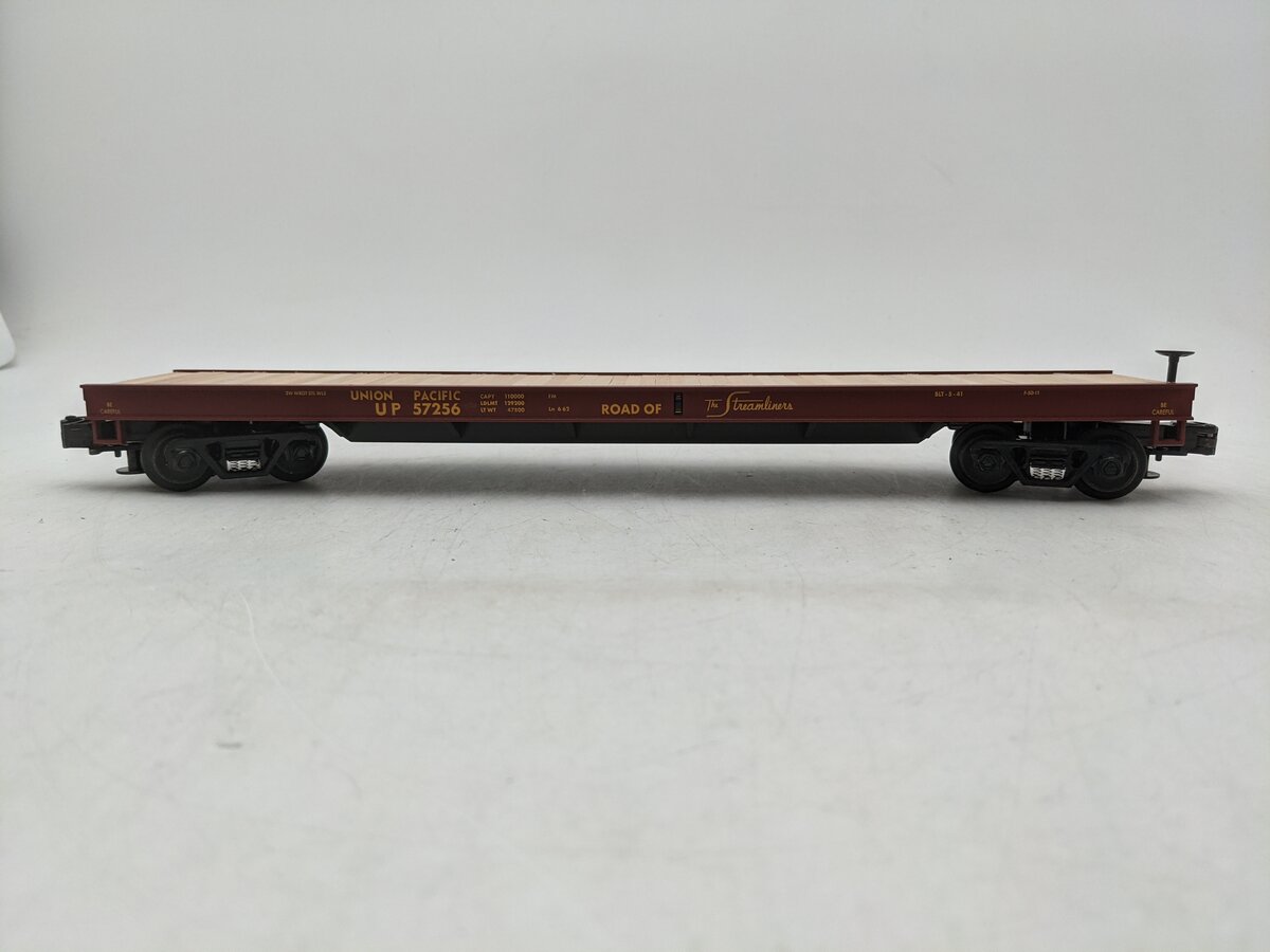 MTH 20-98107 O Gauge Union Pacific Flatcar #57256 EX