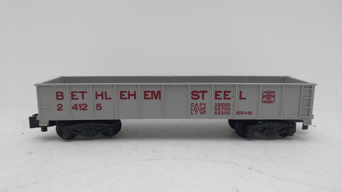American Flyer 24125 Vintage S Bethlehem Steel Gondola EX