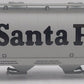 MTH 20-97421 O Gauge Santa Fe 4-Bay Cylindrical Hopper Car #301436 EX/Box