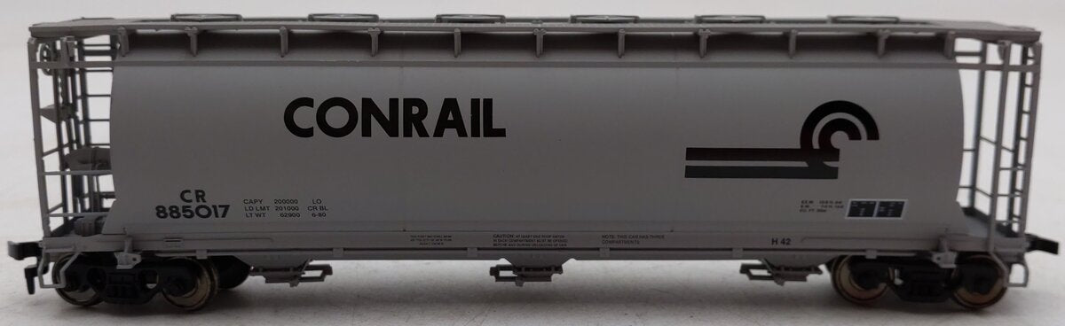 Atlas 1933-4 HO Scale Conrail ACF 3-Bay Cylindrical Hopper #885017 LN/Box