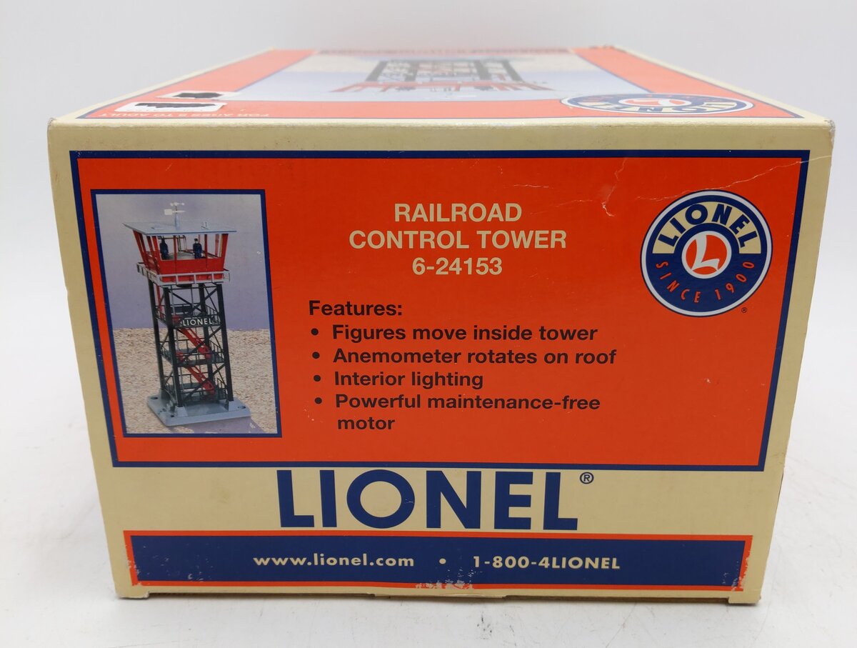 Lionel 6-24153 O Gauge Railroad Control Tower VG/Box