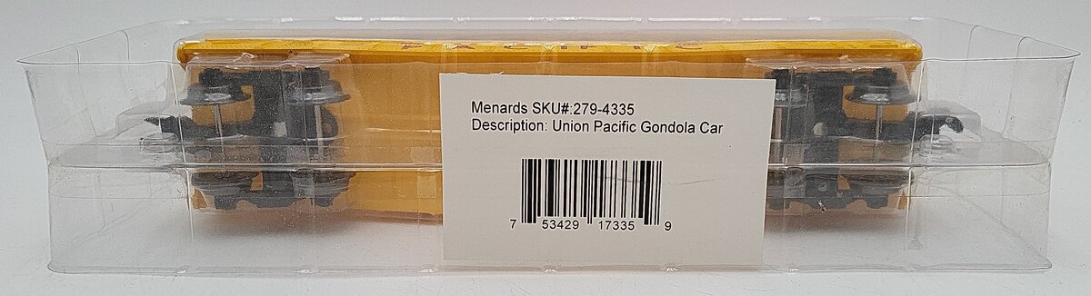 Menards 279-4335 O Gauge Union Pacific Gondola #5943 NIB