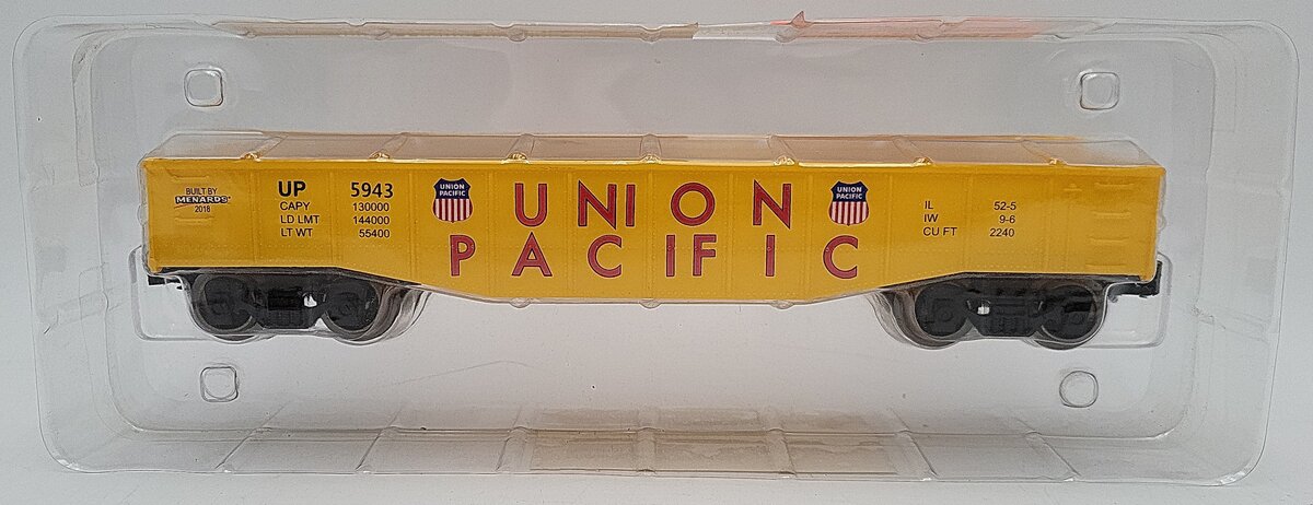 Menards 279-4335 O Gauge Union Pacific Gondola #5943 NIB