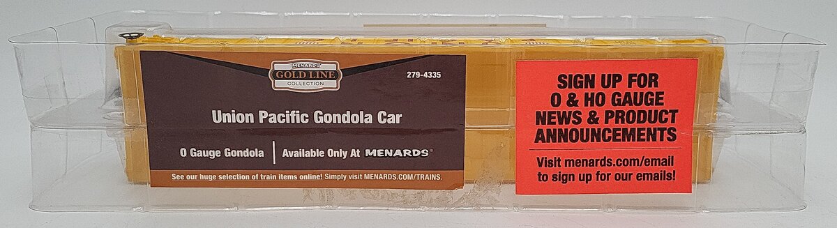 Menards 279-4335 O Gauge Union Pacific Gondola #5822 NIB