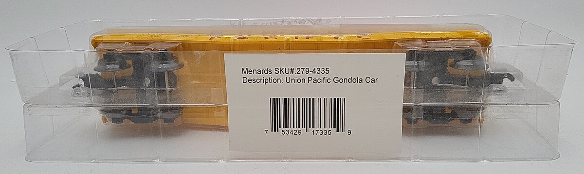Menards 279-4335 O Gauge Union Pacific Gondola #5822 NIB