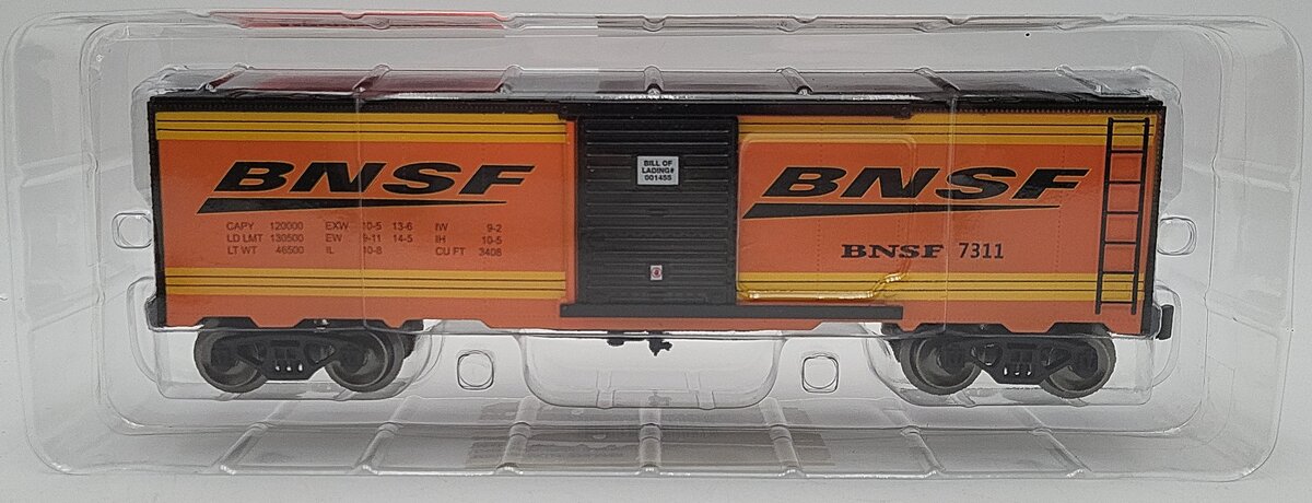 Menards 279-5786 O Gauge BNSF Boxcar #7311 NIB