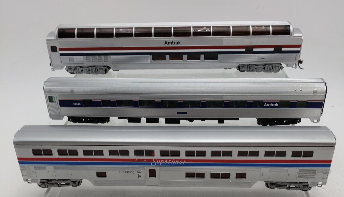Bachmann, Walters, & Other HO Amtrak Passenger Cars [3] VG