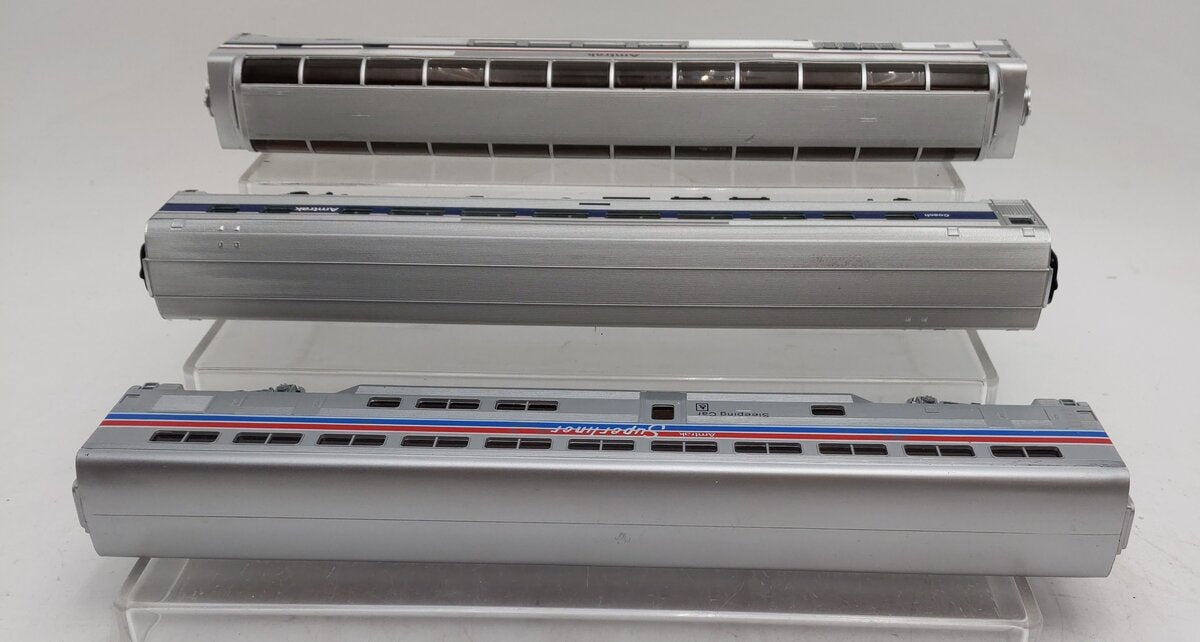 Bachmann, Walters, & Other HO Amtrak Passenger Cars [3] VG