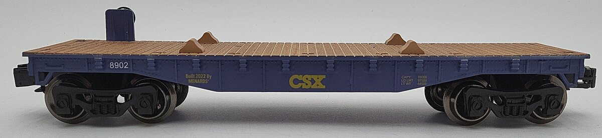 Menards 279-9387 O Scale CSX Flatcar #8902 LN/Box