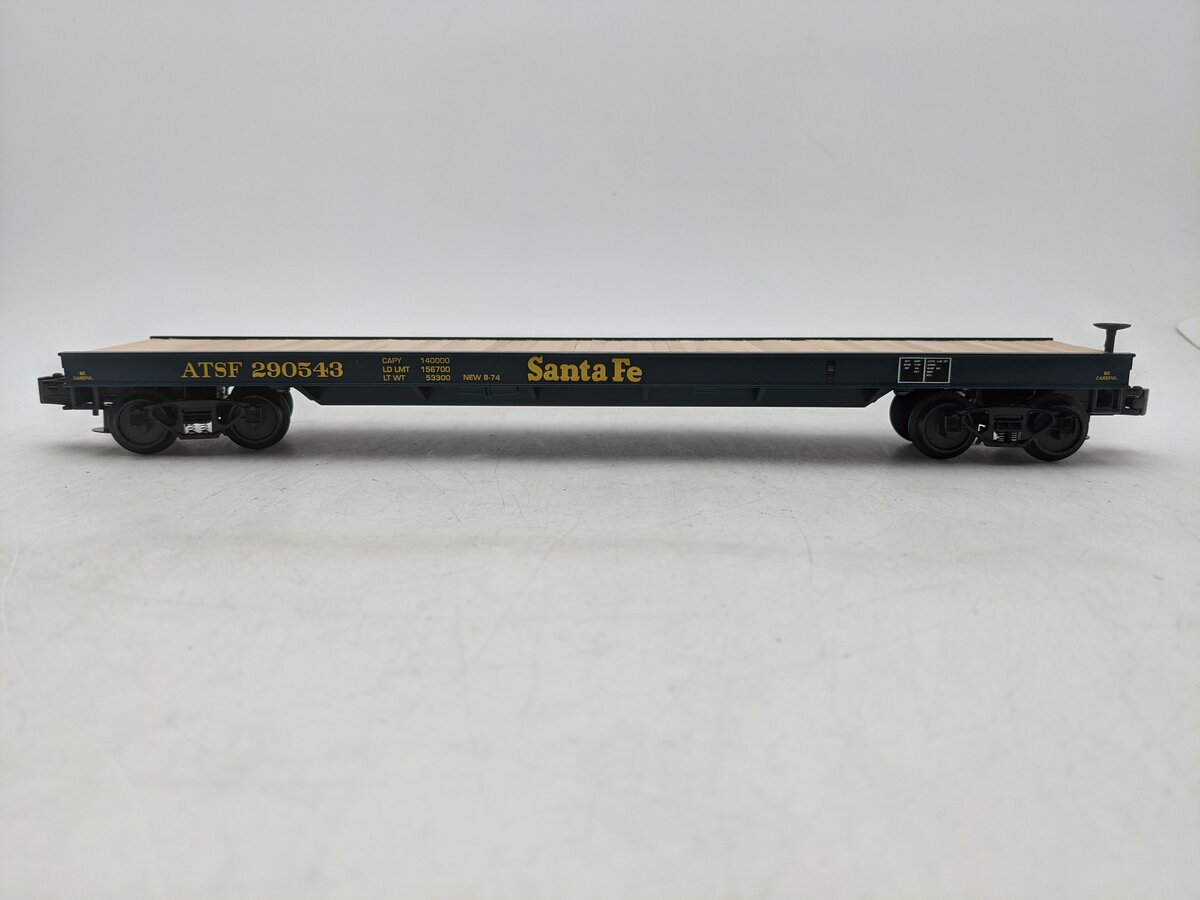 MTH 20-98170 O Gauge ATSF Flatcar #290543 EX