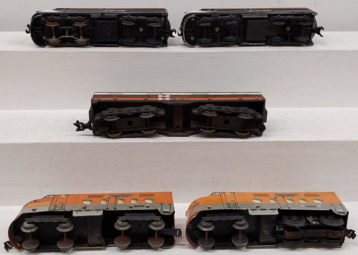 Marx & Kusan Assorted Diesel Locomotives: Southern Pacific & New Haven [5] VG