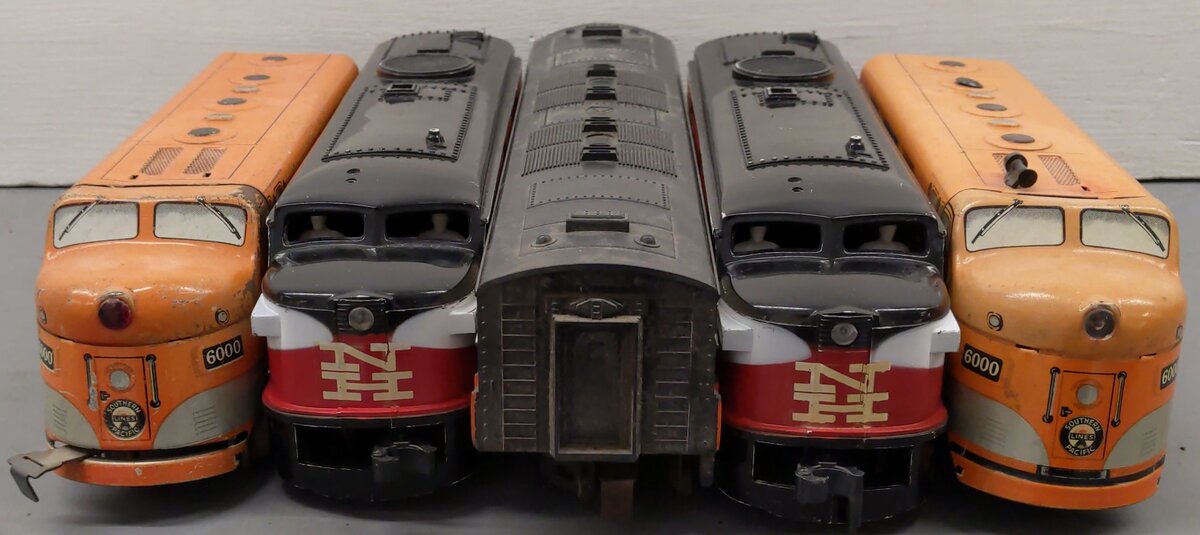 Marx & Kusan Assorted Diesel Locomotives: Southern Pacific & New Haven [5] VG