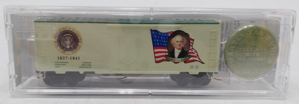 Micro-Trains 07400108 N Martin Van Buren 40' Plug Door Boxcar #1837-1841 LN/Box