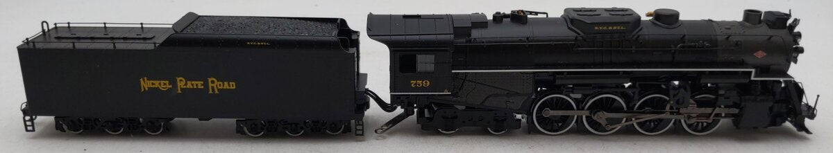 Bachmann 50905 HO Nickel Plate 2-8-4 Berkshire Tender w/DCC Steam Loco #759 LN