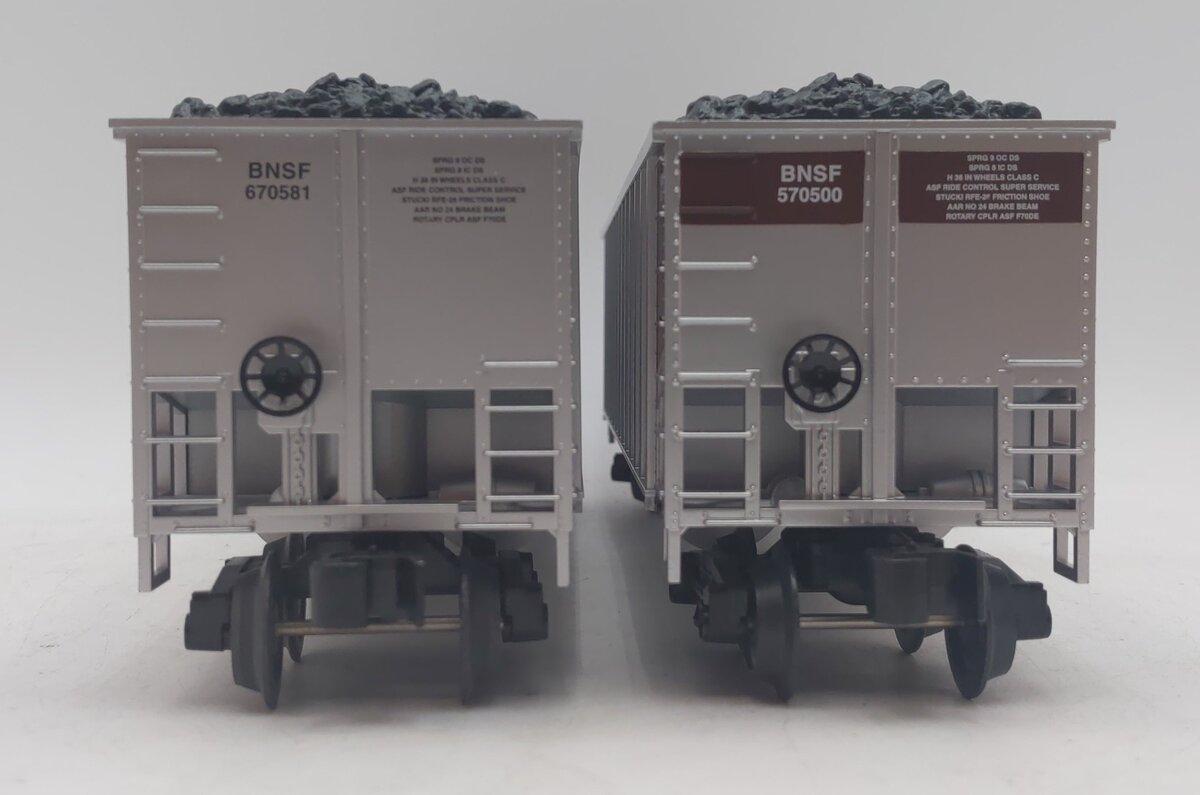 Lionel 6-84033 O Gauge Burlington Northern Santa Fe Rotary Gondola (Set of 2) NIB
