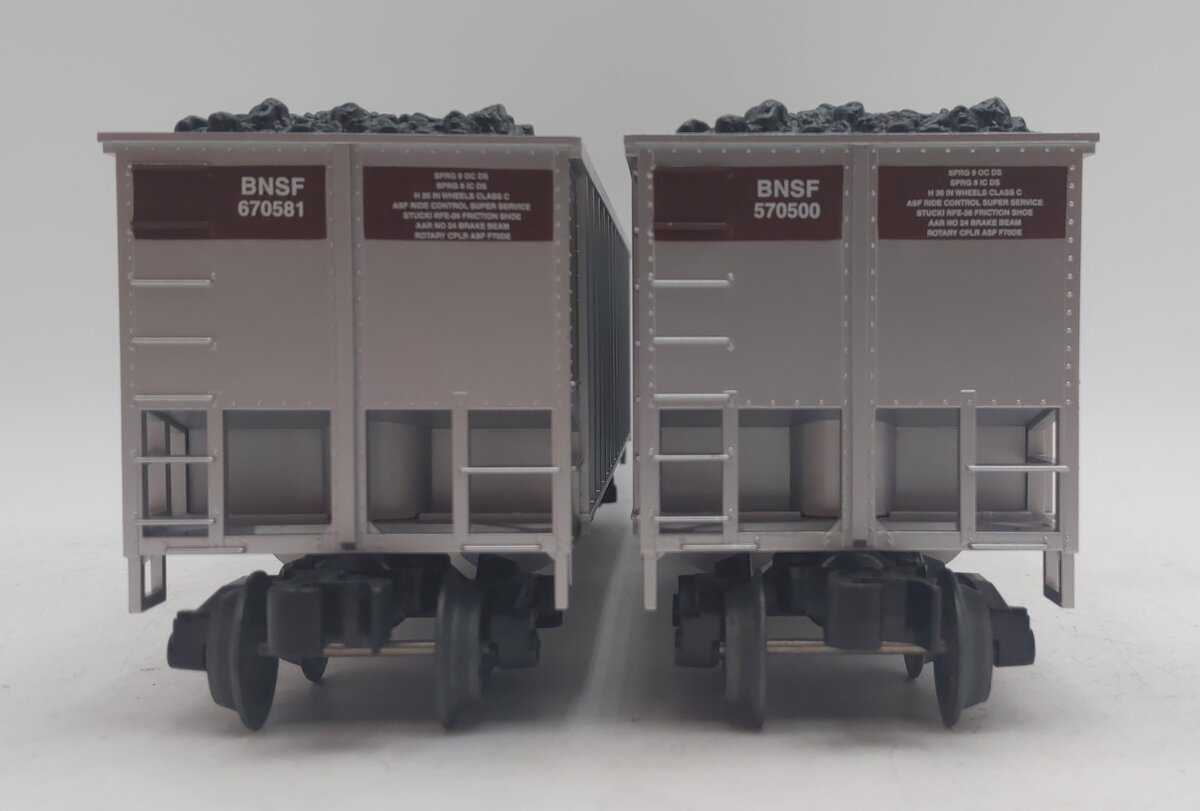 Lionel 6-84033 O Gauge Burlington Northern Santa Fe Rotary Gondola (Set of 2) NIB