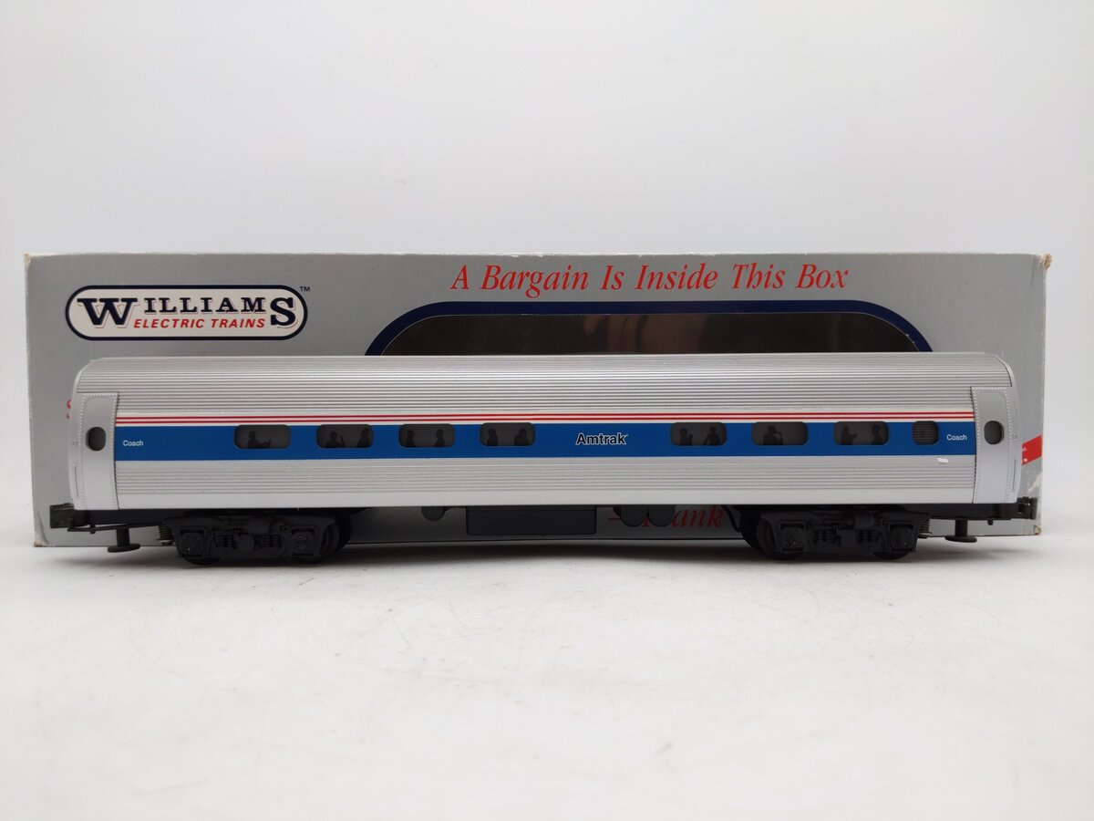 Williams 43502 O Gauge Amtrak Phase IV 60' Amfleet Coach Car LN/Box