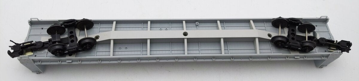 Atlas 2002612 O Undecorated 62' Short Bulkhead Flatcar 3-Rail LN/Box