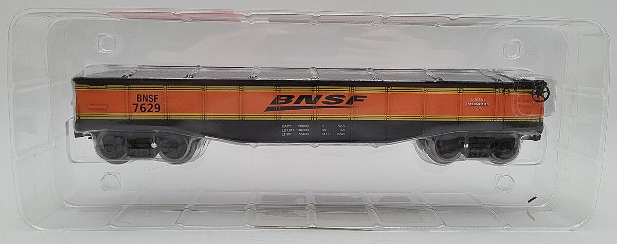 Menards 279-7026 O Gauge BNSF Gondola Car #7629 NIB
