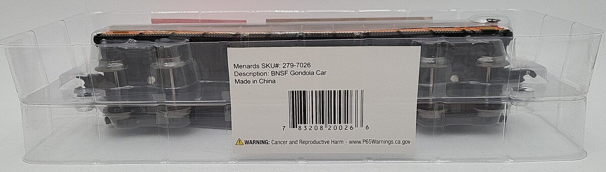 Menards 279-7026 O Gauge BNSF Gondola Car #7859 NIB