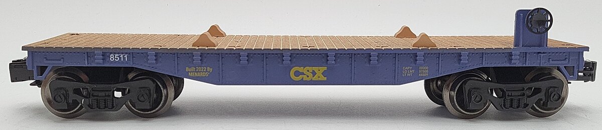 Menards 279-9387 O Scale CSX Flatcar #8511 LN/Box