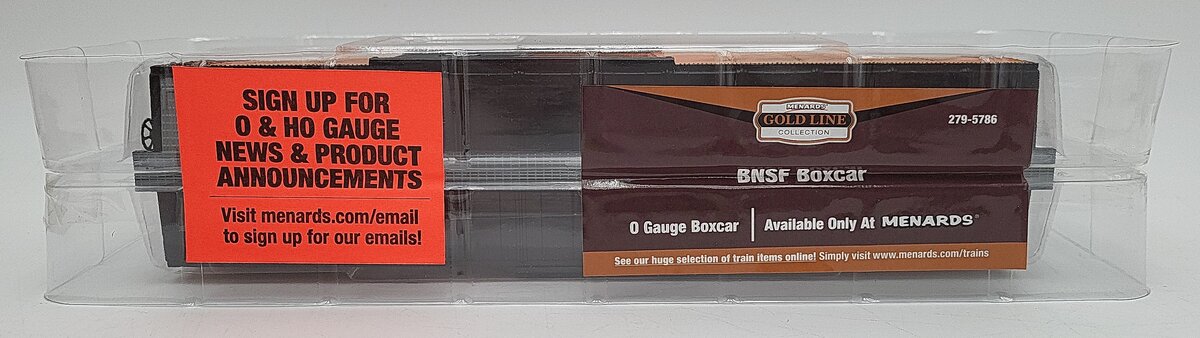 Menards 279-5786 O Gauge BNSF Boxcar #7315 NIB