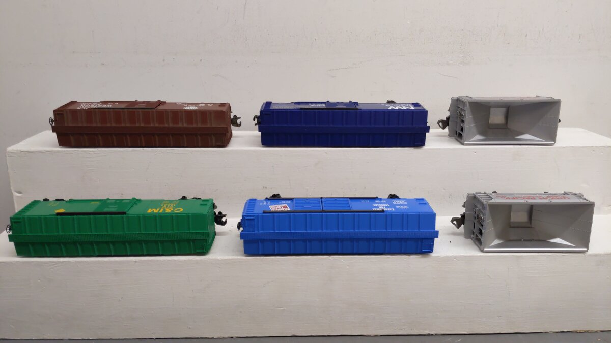 Lionel and Atlas O Assorted Freight Cars 19237, 9771, 9704, 9460, 26498 [6] EX/Box