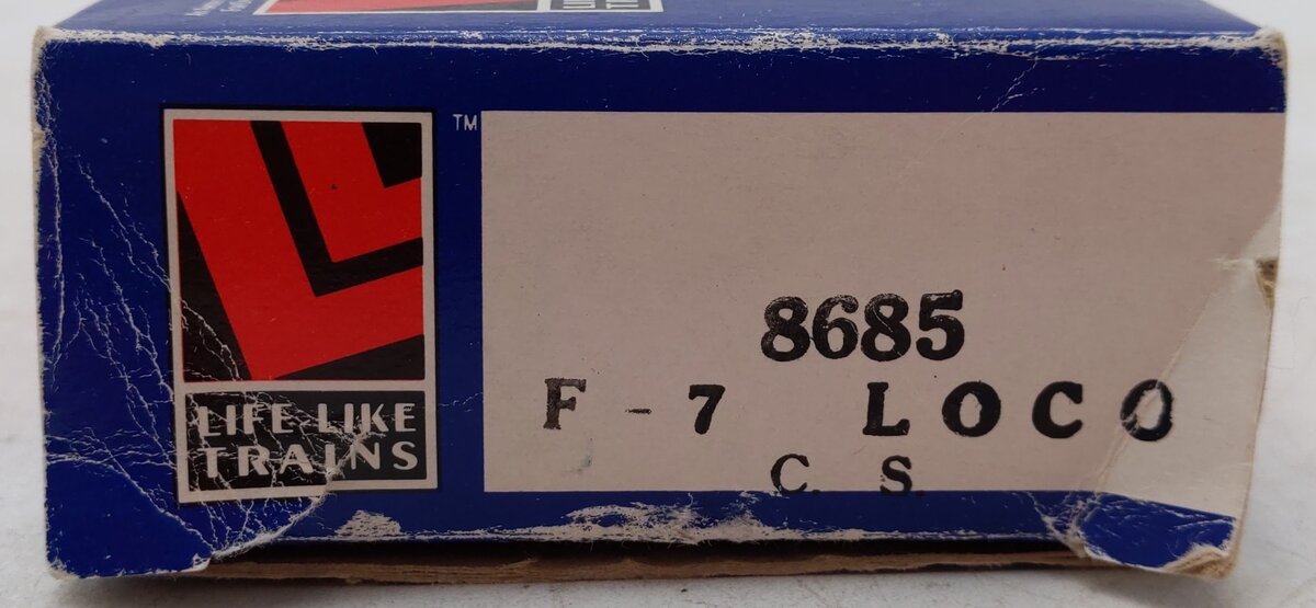 Life Like 7233 HO Chessie System B & O F-7 Diesel Locomotive #4472 EX/Box