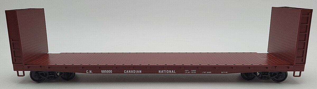Weaver 685000 CN Bulkhead Flat Car 2-Rail EX/Box