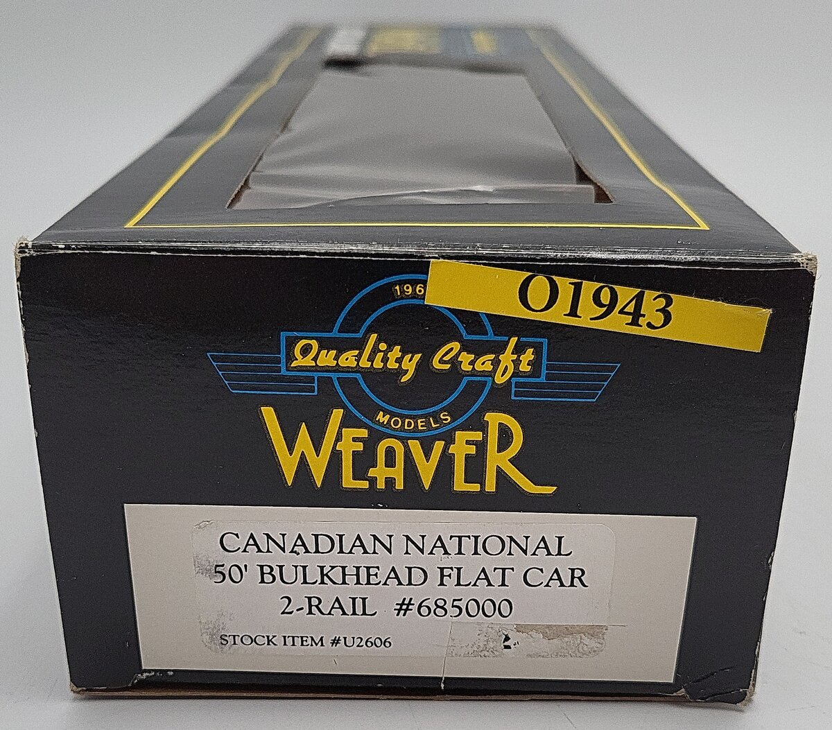 Weaver 685000 CN Bulkhead Flat Car 2-Rail EX/Box